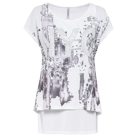 Shirt z nadrukiem 2 w 1 | bonprix Bonprix 32/34 bonprix