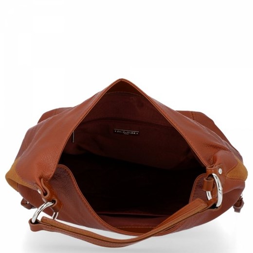 Shopper bag David Jones na ramię bez dodatków matowa