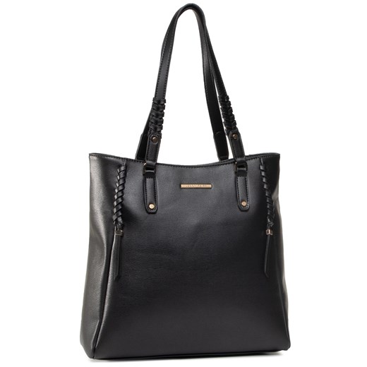 Shopper bag matowa elegancka na ramię 