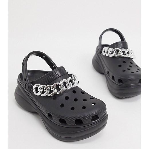 Crocs – Classic Bae – Czarne buty na płaskiej platformie-Czarny Crocs 37-38 Asos Poland