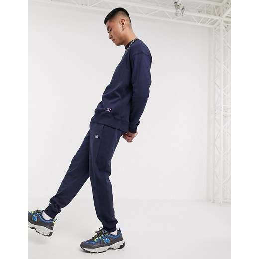 Russell Athletic – Ernie – Granatowe joggersy ze ściągaczami-Granatowy Russell Athletic XL Asos Poland