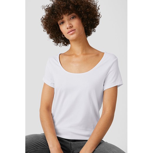 C&A T-shirt, Biały, Rozmiar: XS Yessica S C&A