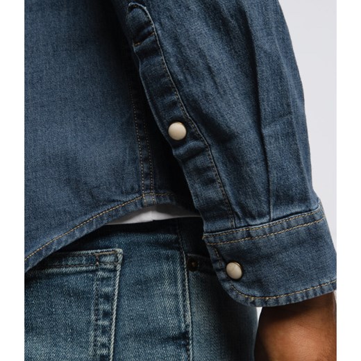 Koszula męska Tommy Jeans bez wzorów z długim rękawem 