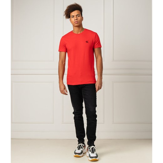 T-shirt męski Calvin Klein z krótkim rękawem gładki 