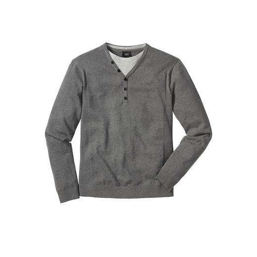 Sweter 2 w 1 | bonprix Bonprix 60/62 (XXL) bonprix