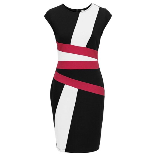 Sukienka ołówkowa z kontrastowymi wstawkami | bonprix Bonprix 48 wyprzedaż bonprix