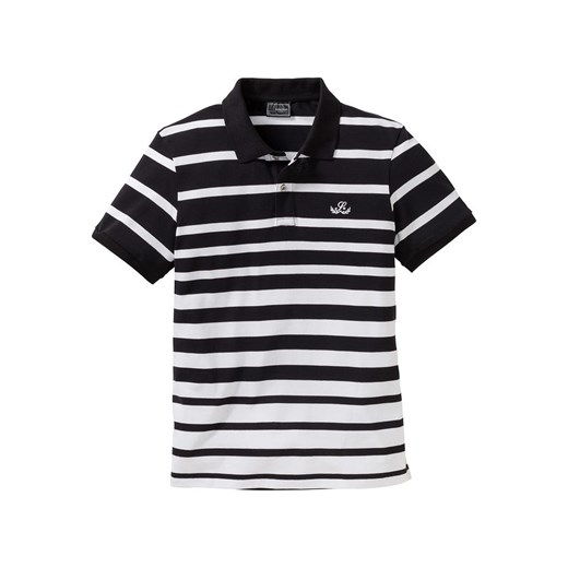 Shirt polo w paski | bonprix Bonprix 48/50 (M) bonprix
