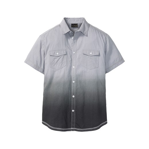 Koszula z krótkim rękawem w cieniowanym kolorze Slim Fit | bonprix Bonprix 39/40 (M) okazja bonprix