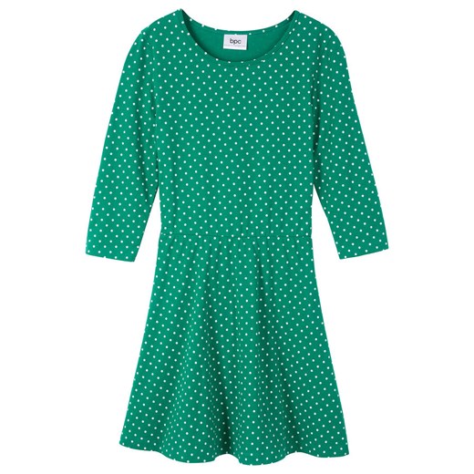Sukienka dziewczęca shirtowa z rękawami 3/4 | bonprix Bonprix 140/146 bonprix