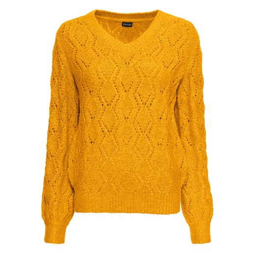Sweter ażurowy | bonprix Bonprix 36/38 bonprix