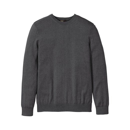 Sweter z okrągłym dekoltem i kaszmirem | bonprix Bonprix 48/50 (M) bonprix