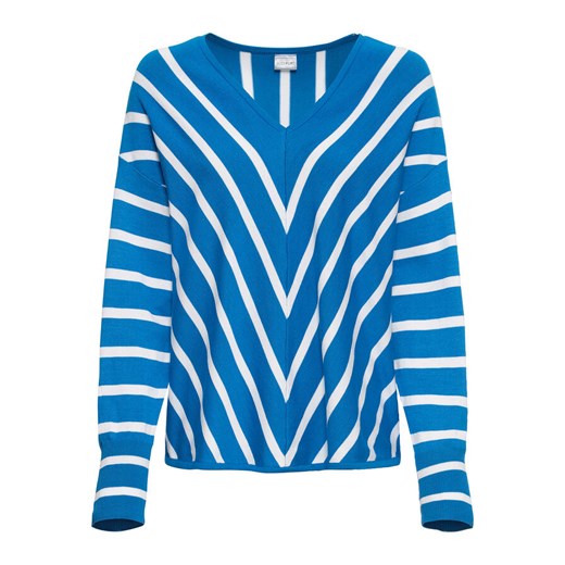 Długi sweter w paski, długi rękaw | bonprix Bonprix 44/46 bonprix promocyjna cena