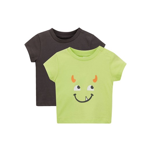 Koszulka niemowlęca (2 szt.), bawełna ekologiczna | bonprix Bonprix 56/62 promocja bonprix