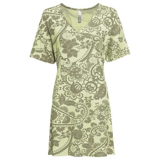 Sukienka shirtowa z dekoltem w serek | bonprix Bonprix 48/50 bonprix