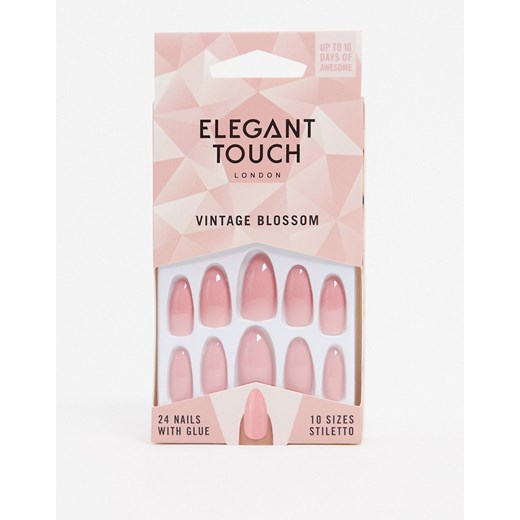 Elegant Touch – Vintage Blossom – Sztuczne paznokcie-Brak koloru Elegant Touch No Size Asos Poland
