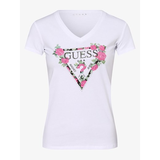 GUESS - T-shirt damski, biały Guess M vangraaf