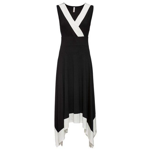 Sukienka midi z szeroką częścią spódnicową | bonprix Bonprix 36/38 bonprix