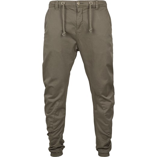 Urban Classics - Stretch Jogging Pants - Spodnie dresowe - oliwkowy M EMP