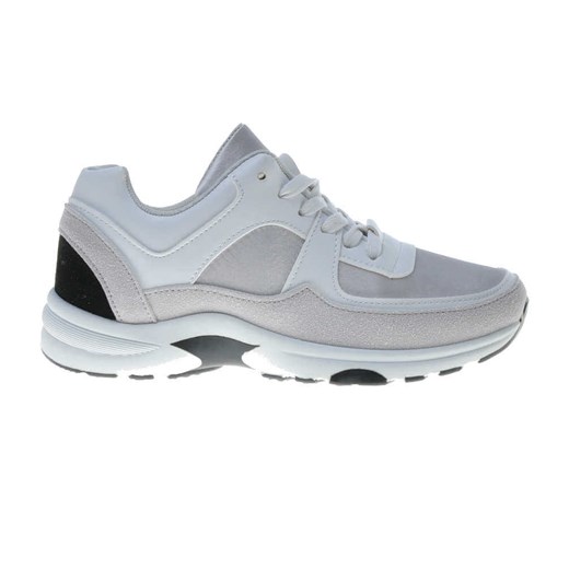 Sportowe buty damskie WHITE-SILVER  /B5-3 6156 S292/ Pantofelek24 40 okazyjna cena pantofelek24.pl