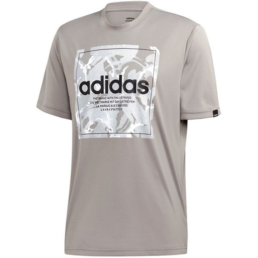 Koszulka męska Camouflage Box Adidas (dove grey) L SPORT-SHOP.pl