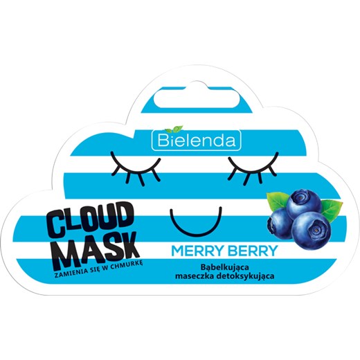 BIELENDA_Cloud Mask bąbelkująca maseczka nawilżająca Merry Berry 6g Bielenda perfumeriawarszawa.pl