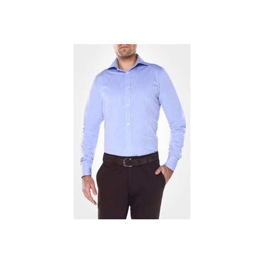 Koszula Spello 1675 Slim Fit recman niebieski do ciała