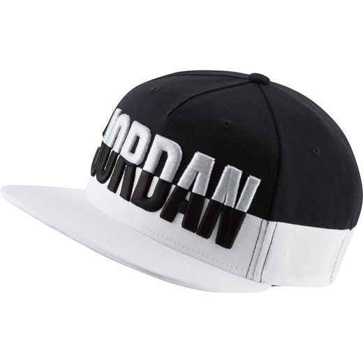 Czapka z daszkiem NIKE Jordan Pro Poolside Hat czarno-biała Nike uniwersalny okazja www.fun4sport.pl