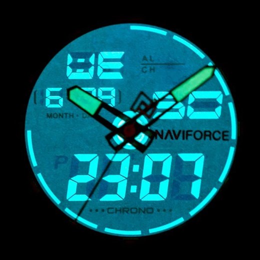 ZEGAREK MĘSKI NAVIFORCE - NF9093 (zn041c) - black/white + BOX Naviforce uniwersalny timeup.pl