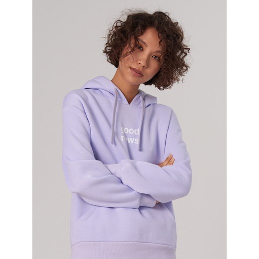 Cropp - Bluza kangurka z napisem - Cropp L Cropp