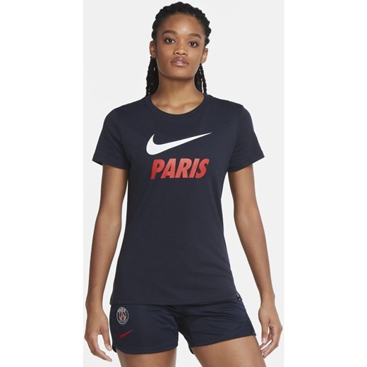 Damski T-shirt piłkarski Paris Saint-Germain - Niebieski Nike L Nike poland