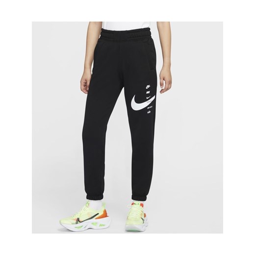 Spodnie damskie Nike Sportswear Swoosh - Czerń Nike 2XL Nike poland