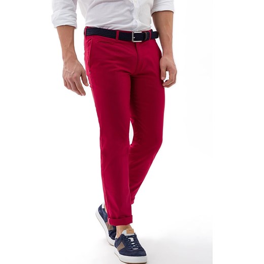 Spodnie chino "Fabio In" - Slim fit - w kolorze khaki Brax W46/L34 Limango Polska