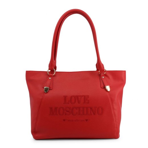 Shopper bag Love Moschino matowa elegancka bez dodatków