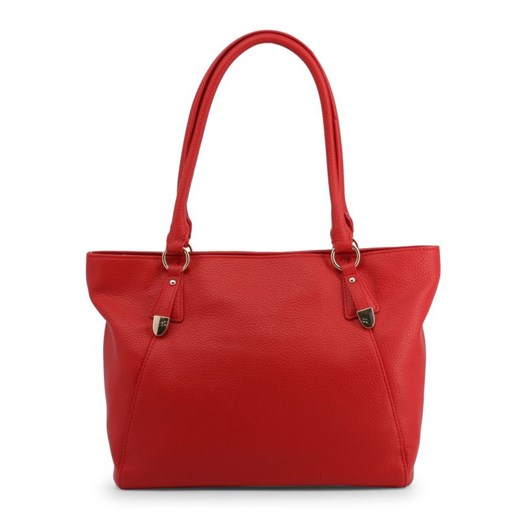Shopper bag Love Moschino bez dodatków matowa skórzana mieszcząca a4 elegancka