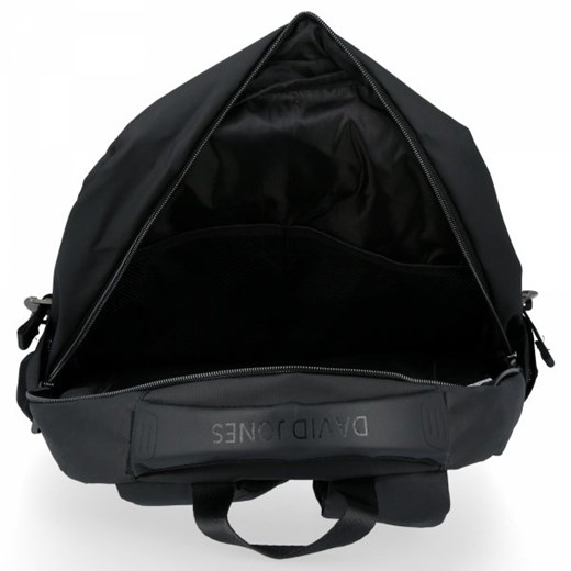 Uniwersalny Plecak Męski w rozmiarze XL firmy David Jones Czarny David Jones PaniTorbalska