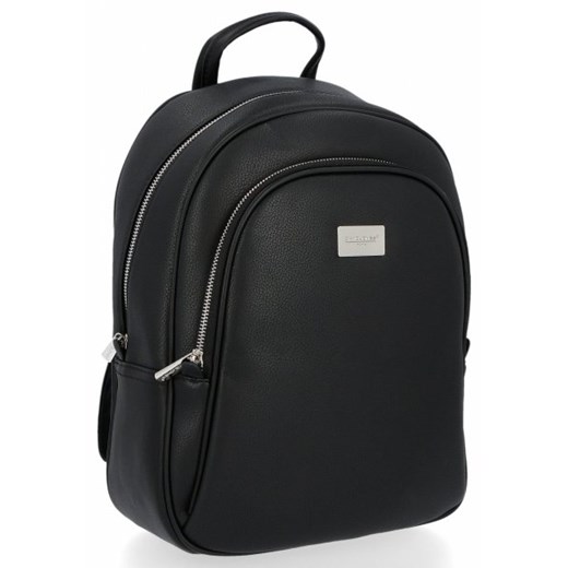Solidny Plecak Damski XL do noszenia na co dzień firmy David Jones Czarny (kolory) David Jones PaniTorbalska