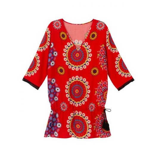 Desigual Sukienka Kobieta - WH7-TOP_MANLY_146 - Czerwony Desigual M Italian Collection Worldwide
