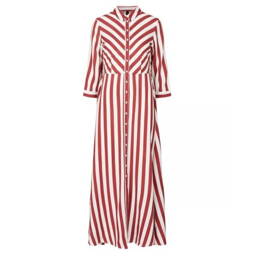 Yas Sukienka Kobieta - WH7-Savanna_Long_Shirt_Dress_D2D_146 - Czerwony Yas M Italian Collection Worldwide