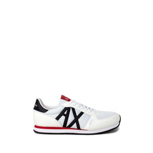 Armani Exchange Mężczyzna Sneakers - WH7-Micro_Suede_tela_8 - Biały Armani Exchange 40 Italian Collection