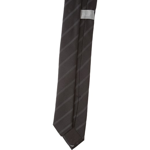 Krawat Christian Dior czarny 