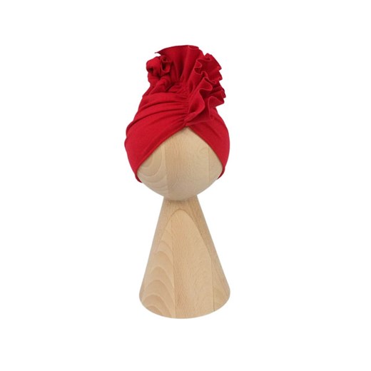 Turban czerwony 32-36 wiek 0-3 miesięcy Mamaiti 36-40 wiek 3-6 miesięcy okazja Mamaiti