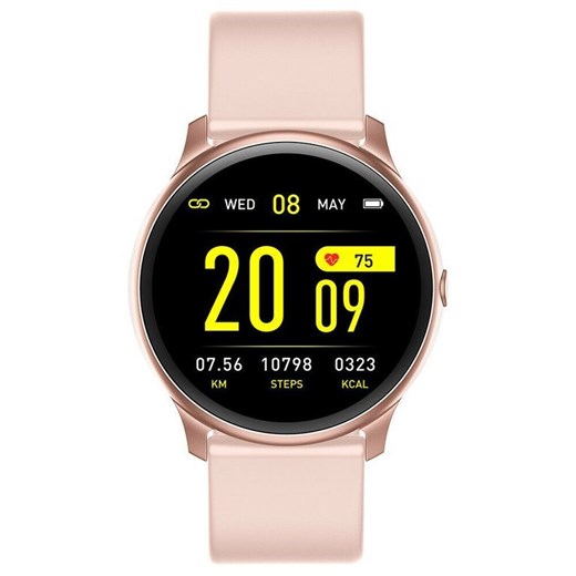 ZEGAREK DAMSKI Rubicon Smartwatch - pink (zr605d) - Różowy Rubicon TAYMA