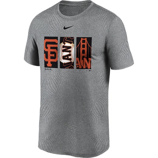 MLB - Nike - San Francisco Giants - T-Shirt - odcienie ciemnoszarego L EMP