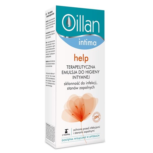 Oillan Intima Help terapeutyczna emulsja do higieny intymnej 200 ml Oceanic_sa Oceanic_SA