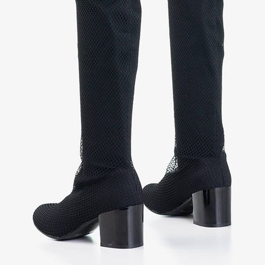 Kozaki damskie Royalfashion.pl na obcasie