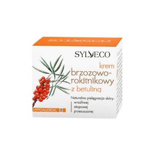 Sylveco krem brzozowo-rokitnikowy z betuliną 50ml kosmetyki-maya bialy odżywki