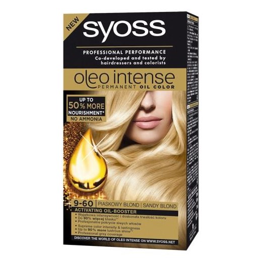 SYOSS_Oleo Intense farba do włosów trwale koloryzująca z olejkami 9-60 Piaskowy Blond Syoss perfumeriawarszawa.pl