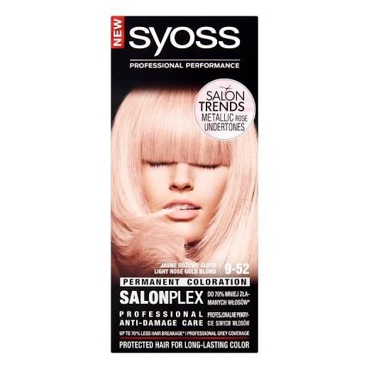 SYOSS_Permanent Coloration farba do włosów trwale koloryzująca 9-52 Różowy Blond Syoss perfumeriawarszawa.pl