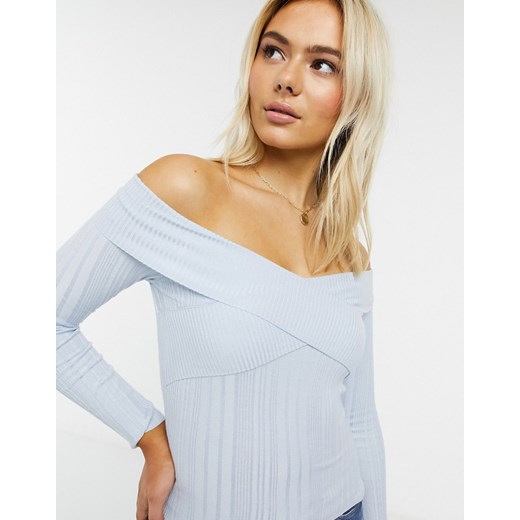 Niebieski sweter damski Miss Selfridge Odzież Damska XQ niebieski WYTA Niebieski sweter damski Miss Selfridge Odzież Damska XQ niebieski WYTA