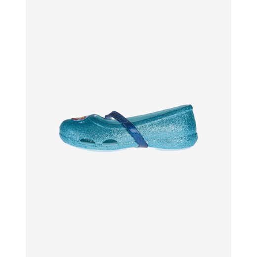 Crocs Crocs Lina Frozen™ Flat Balerinki dla dzieci Niebieski Crocs 22-23 okazja BIBLOO